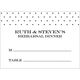 Black Pin Dot Folded Place Cards Image 5 of 6